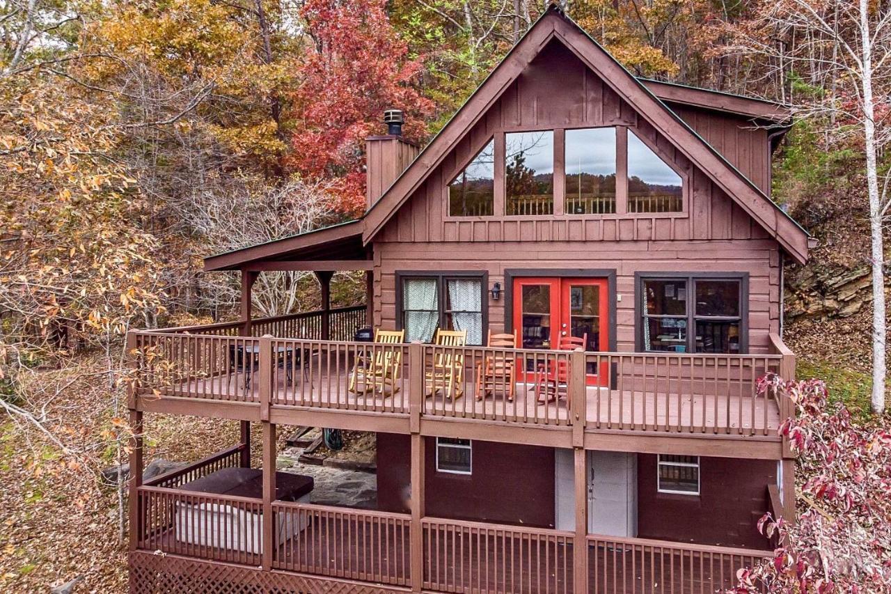 Pigeon Forge Scenic Solitude With Private Hot Tub! Exteriör bild